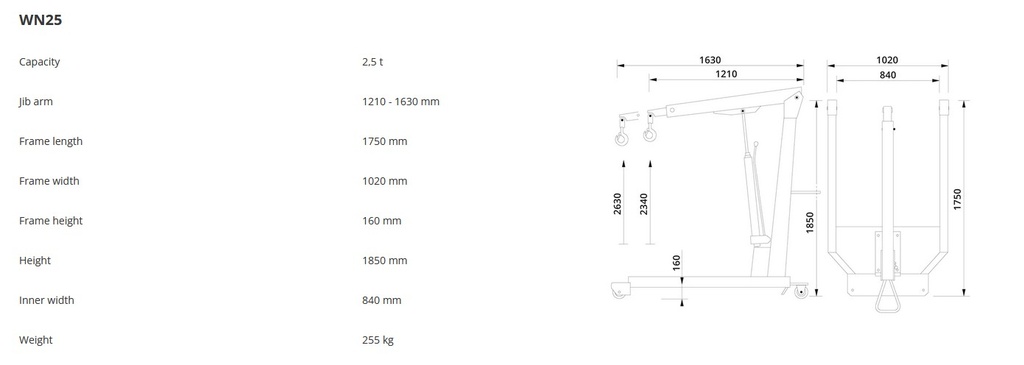 AC WN25 KORJAAMO PUOMINOSTIN 2.500 KG