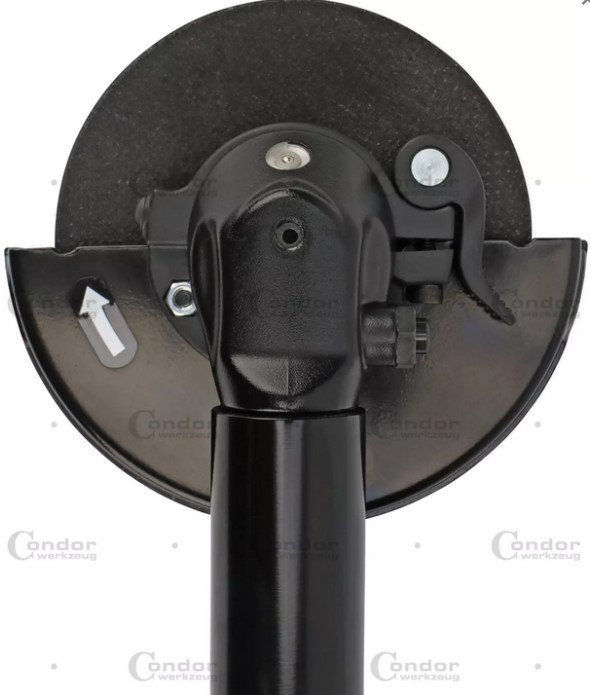 CONDOR PAINEILMA KULMAHIOMAKONE 100MM LAIKKA, PITKÄ VARSI, MATALAPÄÄ 3