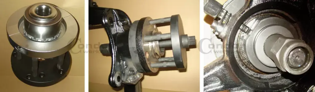CONDOR PYÖRÄNLAAKERI TYÖKALU SARJA, LISÄVARUSTE, AUDI/VW 72 MM