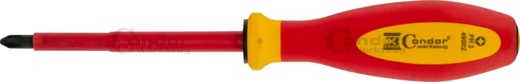 CONDOR VDE RUUVIMEISSELISARJA 6 OSAA LATTA 2,5-4MM + PH 1-2 + JÄNNITEKOETIN
