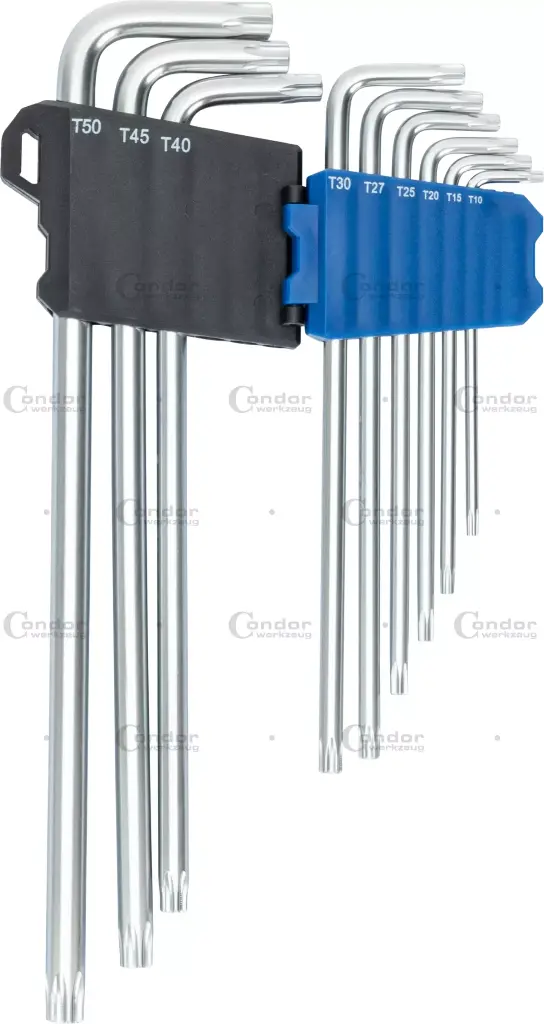 CONDOR L-AVAINSARJA TORX PITKÄ T10-50 9 OSAA