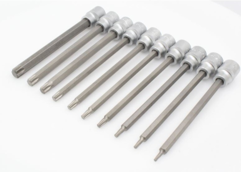 KÄRKIHYLSYSARJA TORX 3/8" T10-T55 140MM FOAM MODUULI