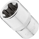 ERIKOIS TORX KÄRKIHYLSYSARJA 5 JA 6 KULMA 1/4" 3/8" 1/2" 60 OSAA