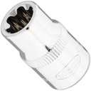 ERIKOIS TORX KÄRKIHYLSYSARJA 5 JA 6 KULMA 1/4" 3/8" 1/2" 60 OSAA