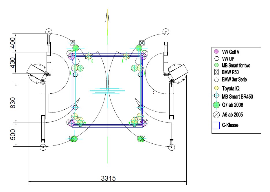 C230 EL 2-PILARINOSTIN 3,0T SÄHKÖMEKAANINEN LATTIAVAPAA H505.00 