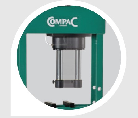 COMPAC KORJAAMOPURISTIN 30T, SIIRRETTÄVÄ PURISTINPÄÄ, JALKAKÄYTTÖINEN, VINSSI