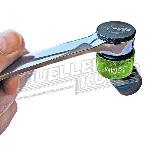 PAINEILMAMUTTERINVÄÄNNIN 3/8" ULTRALYHYT 550 NM + 10-19MM NIVELHYLSYSARJA