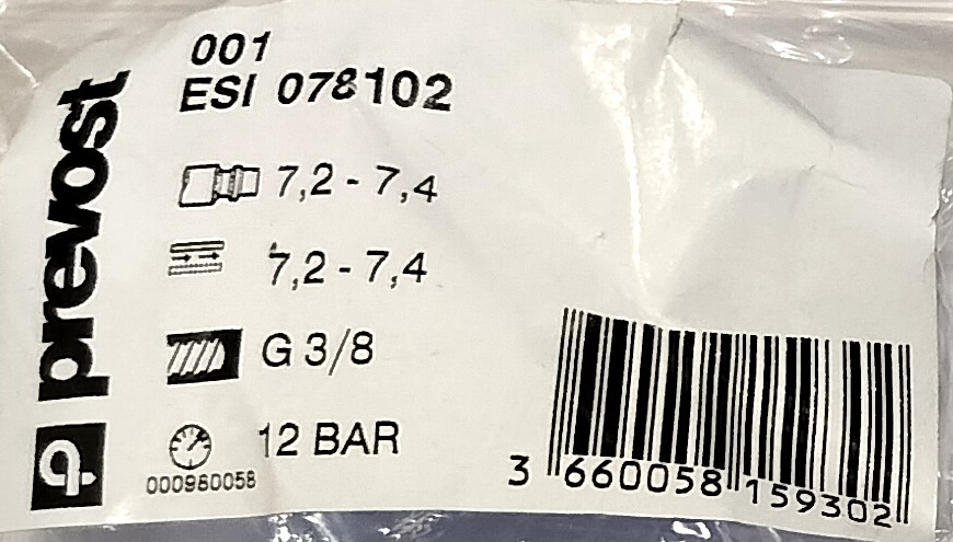 PREVOST Y-HAARA RUNKO G 3/8 SISÄKIERRE