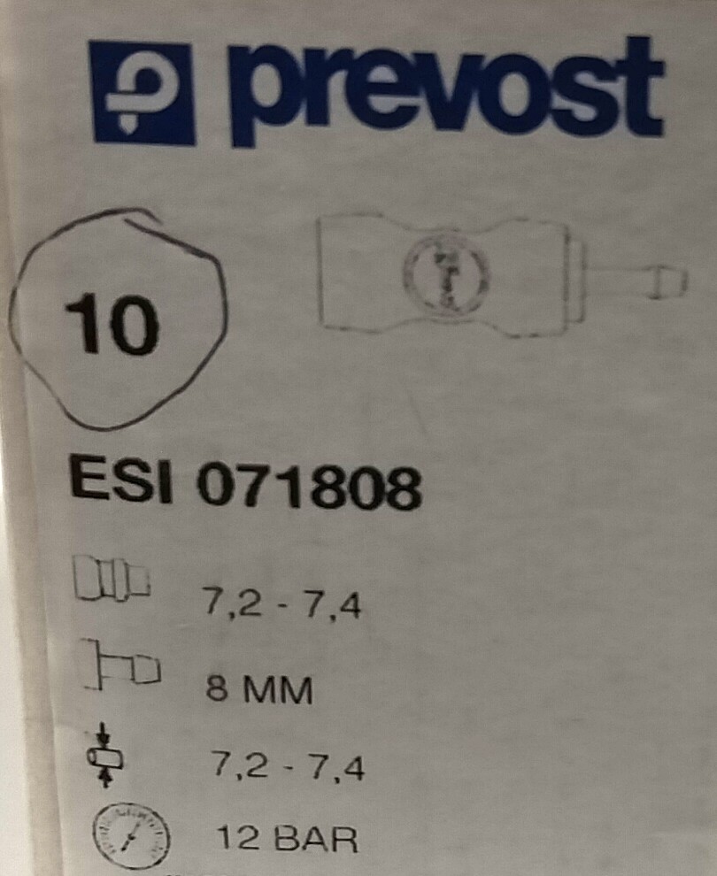 PREVOST PIKALIITIN RUNKO 8 MM LETKULLE