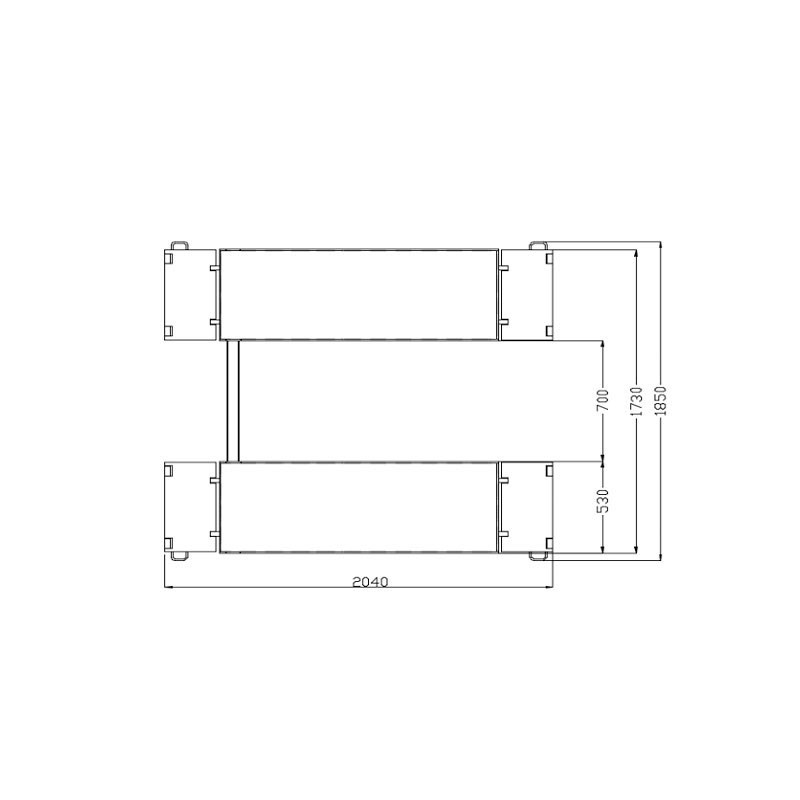 Q-LINE MATALASAKSINOSTIN 3.500 kg SINKITTY POHJALEVY SIS. SIIRTOSARJA