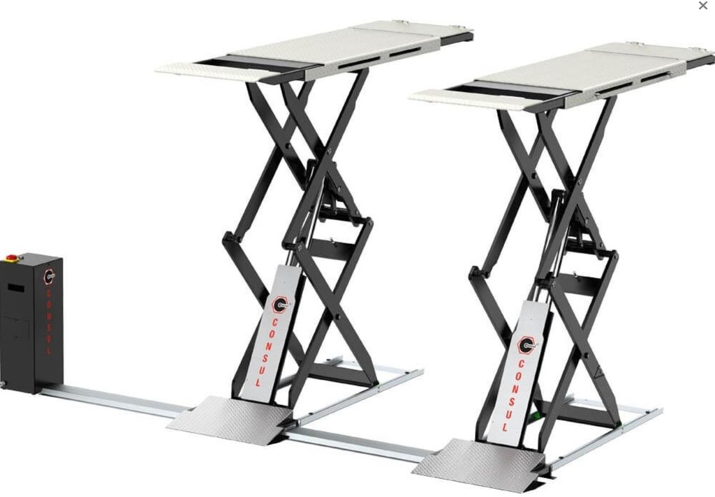 C-LINE 0.35 SDE-T KAKSOISSAKSINOSTIN 3.5T  ULOS VEDETTÄVILLÄ ETURAMPEILLA