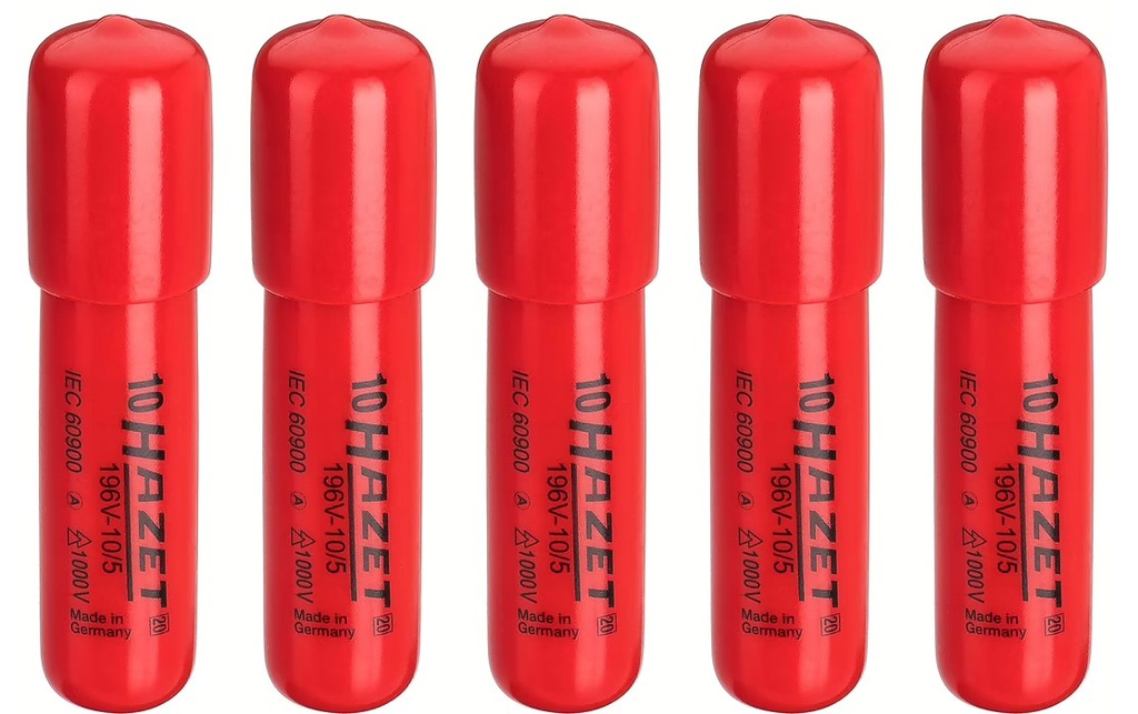 VDE PÄÄTEHOLKIT 10MM 5KPL 1000V