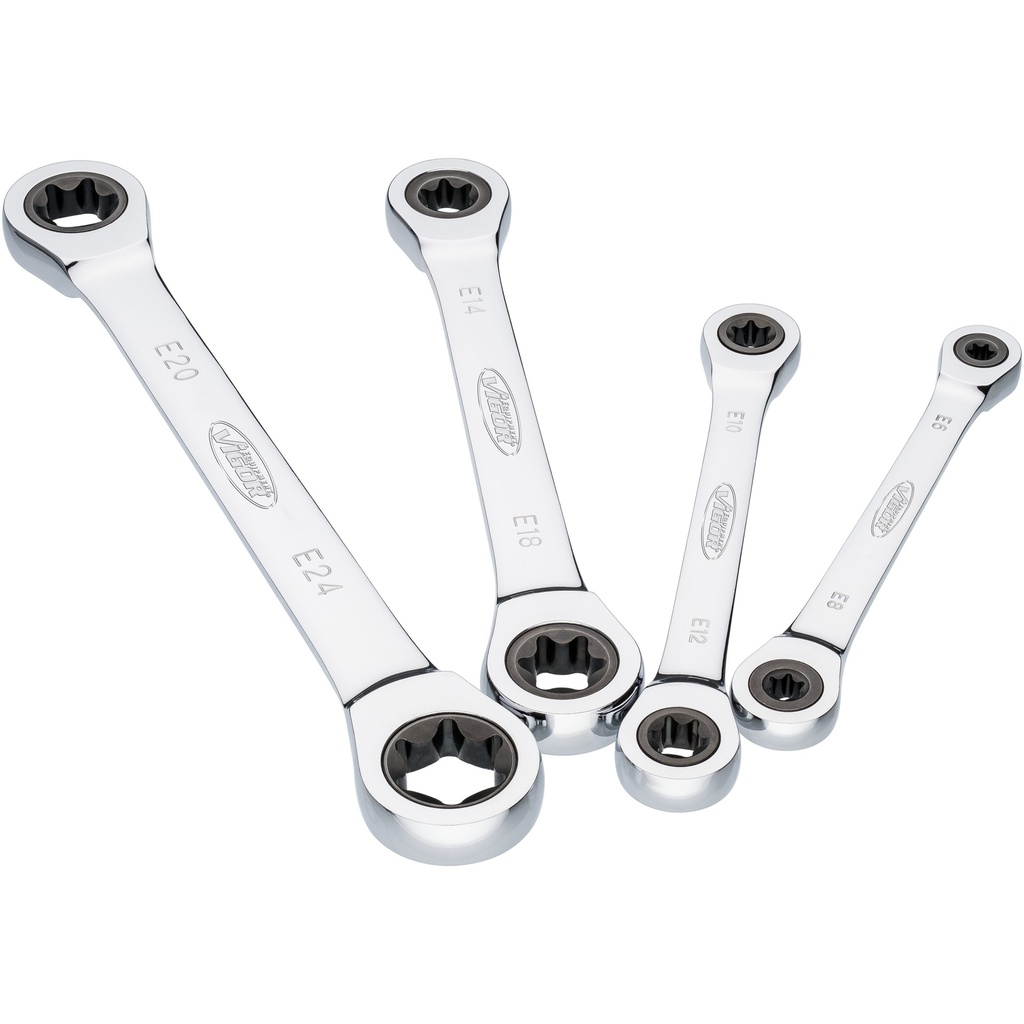 KAKSOISRÄIKKÄLENKKIAVAINSARJA , E-TORX E6-E24