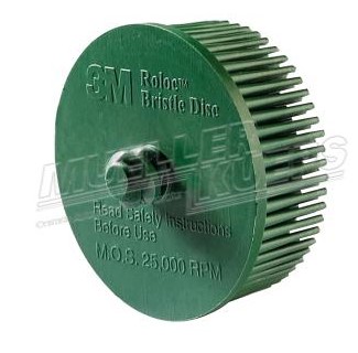 ROLOC-PUHDISTUSHARJA 50MM VIHREÄ - KESKIKARHEA (KOVA)