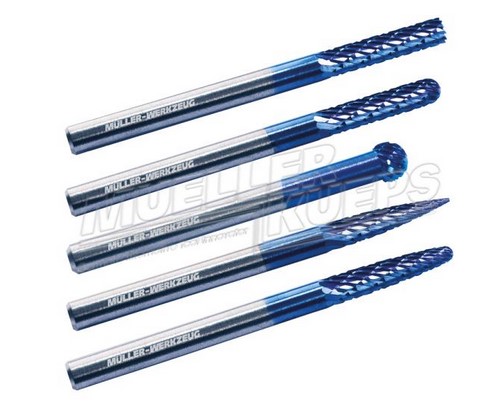 KOVAMETALLIJYRSINTÄ- JA HIONTAJYRSINTÄSARJA, 3MM KARA 5 OSAA