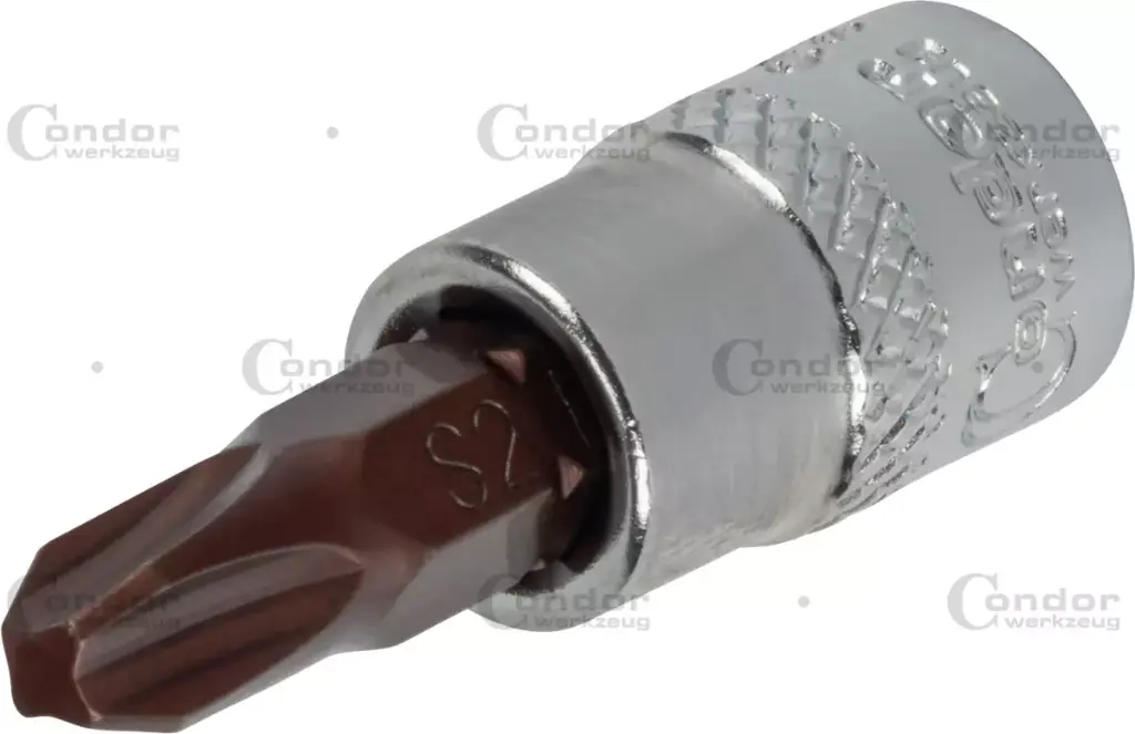 SOCKET BIT, XCESS PERFORMANCE, 1/4', CROSS SLOT PH2X37 MM