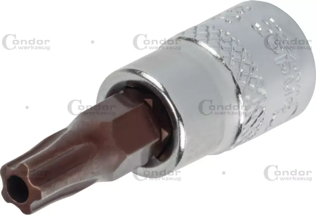 SOCKET BIT, XCESS PERFORMANCE, 1/4', 5-STAR TAMPERPROOF TS15X37 MM