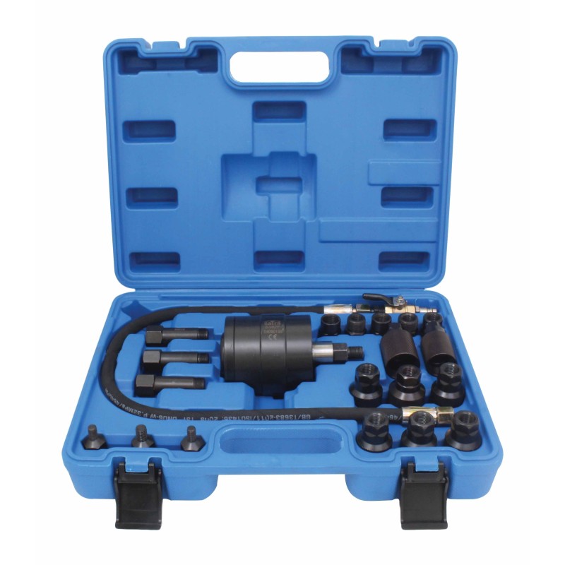 PNEUMATIC PULLER SET FOR INJECTORS, 21 PCS.