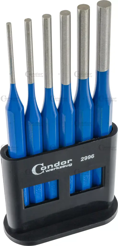 LYÖNTITUURNASARJA TELINEESSÄ 6 OSAA 150MM 3-8MM