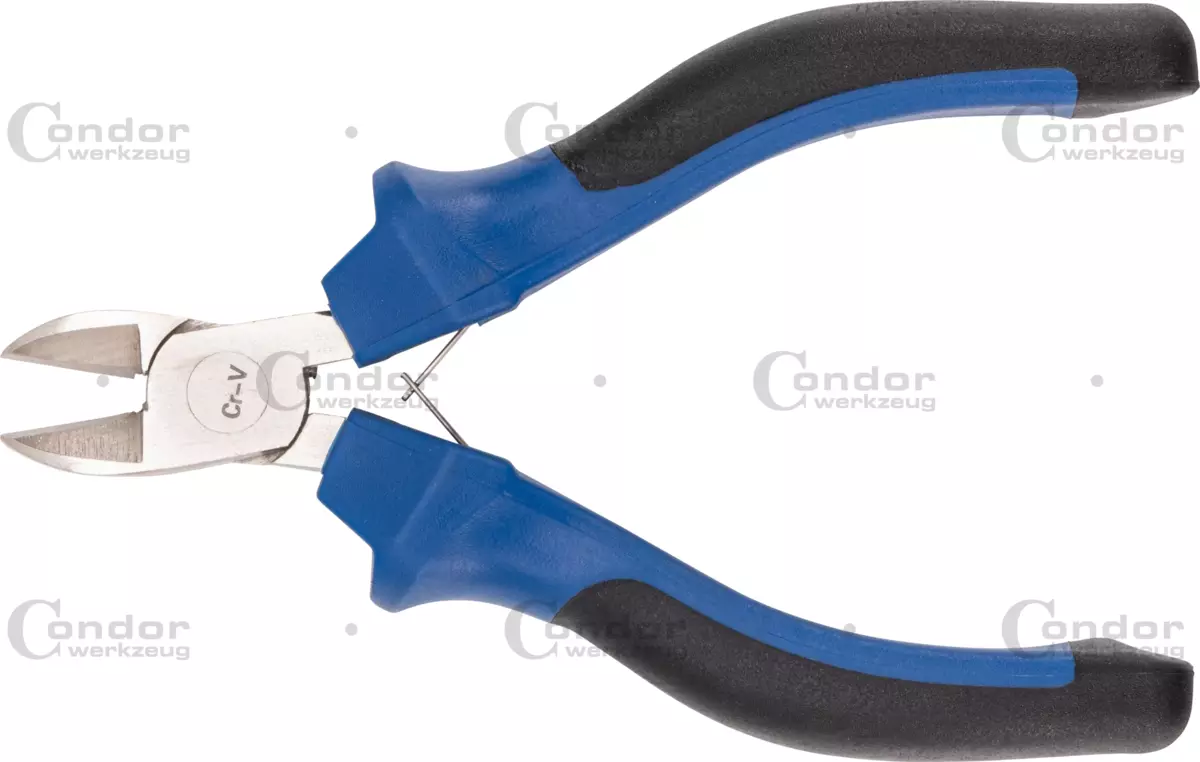 ELECTRONIC SIDE CUTTER, SPRING LOADED, 115 MM