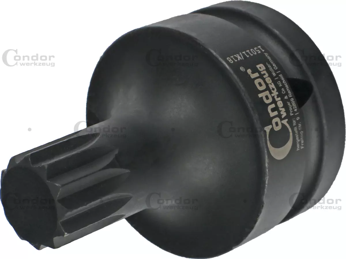 CONDOR VOIMA HYLSY KÄRKI, 3/4', XZN M18X60 MM