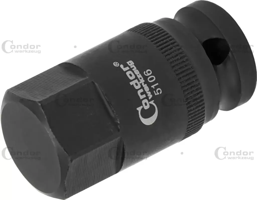 CONDOR VOIMAKÄRKIHYLSY 1/2" KUUSIO 24X53MM