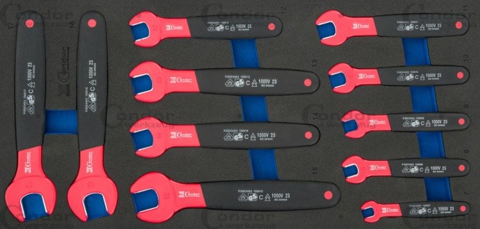 CONDOR VDE KIINTOAVAINSARJA 7-17 MM 11 OSAA MODUULI 1/3