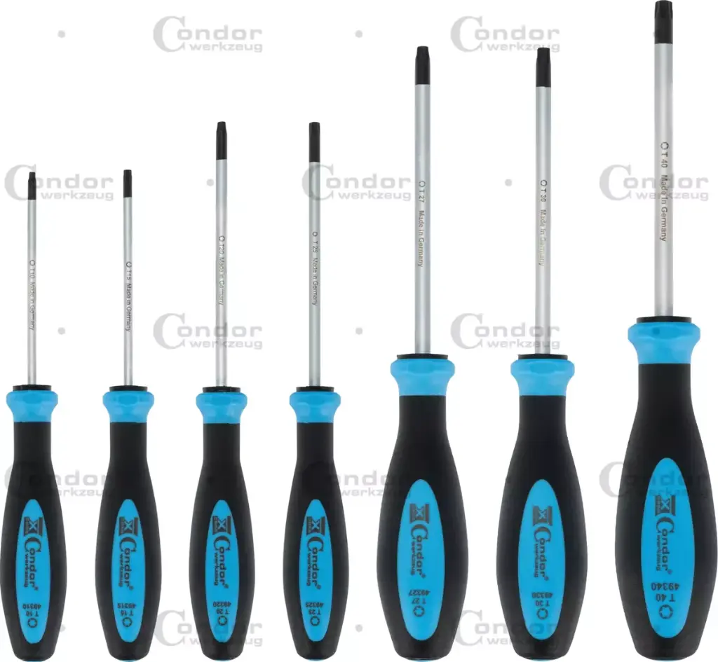 CONDOR RUUVIMEISSELISARJA, 7 OSAA., TORX