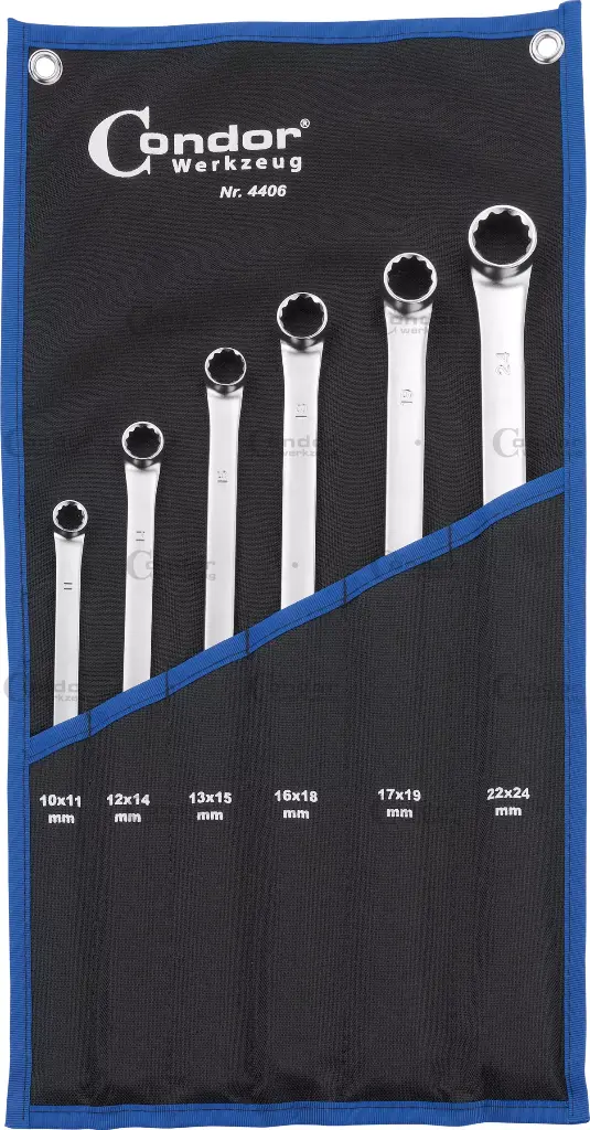 CONDOR LENKKIAVAINSARJA 6 OSAA SUORA JA PITKÄ 10-24MM