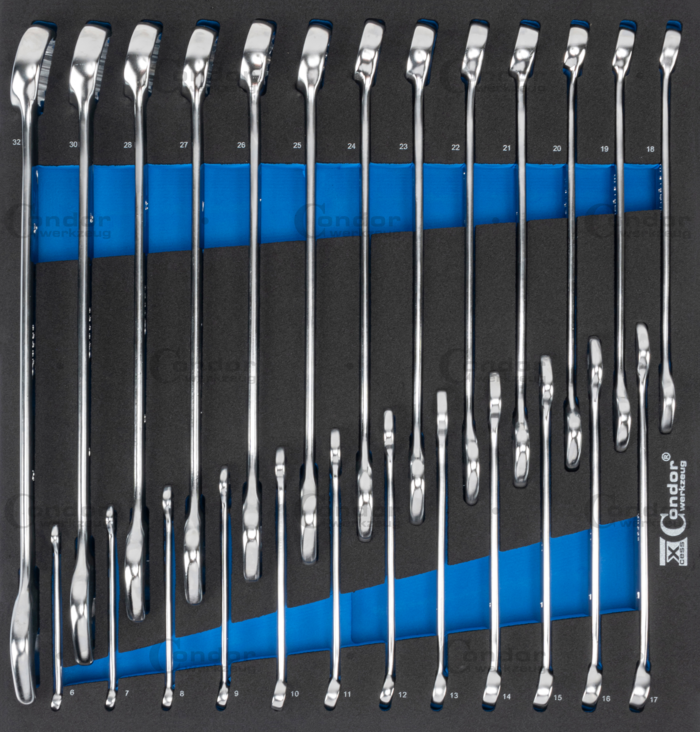 CONDOR KIINTOLENKKIAVAIN XCESS 6-32MM 25 OSAA FOAM MODUULI 2/3 