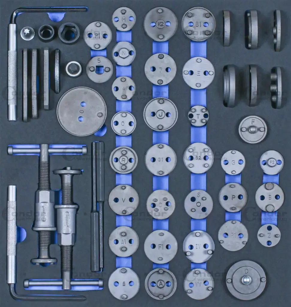CONDOR JARRUSATULA PALAUTUS TYÖKALU SARJA FOAM MODUULI 2/3, 53 OSAA.