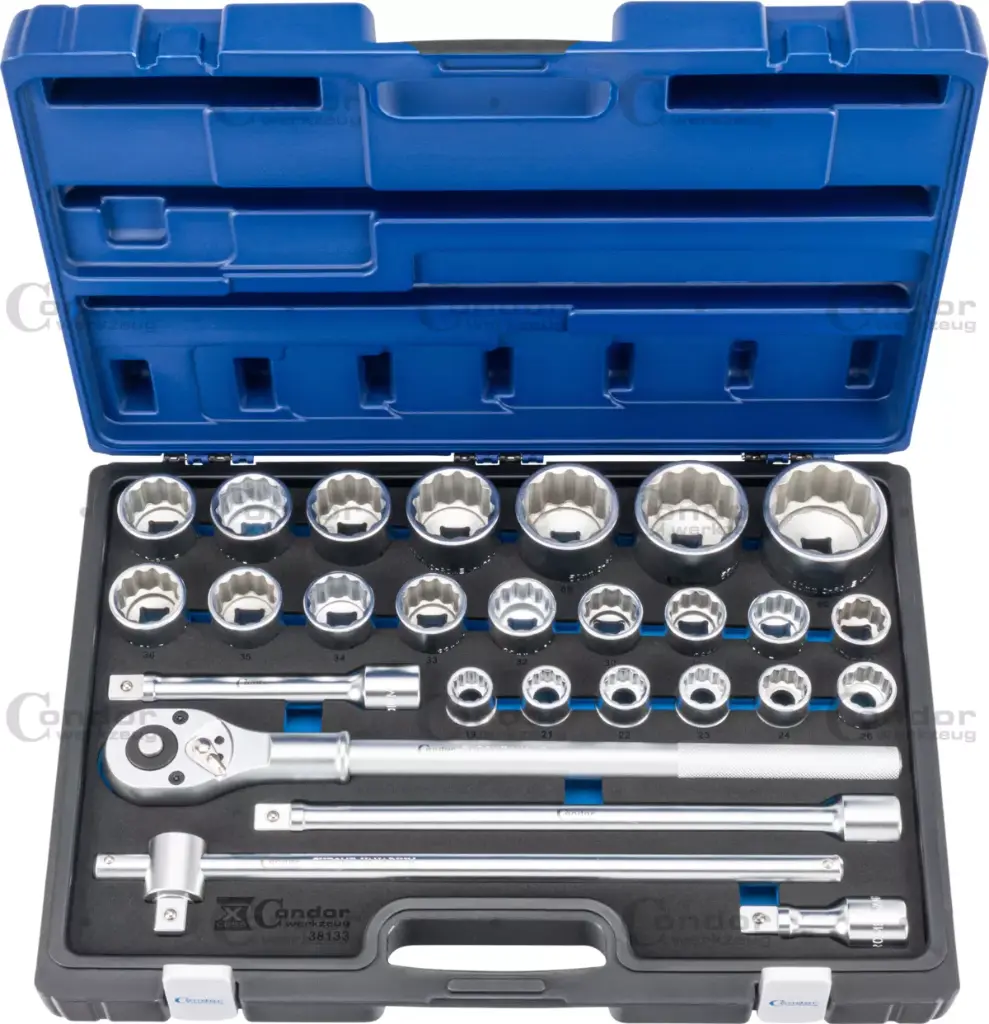 CONDOR HYLSYSARJA 3/4" 19-60MM  12 KULMA 27 OSAA