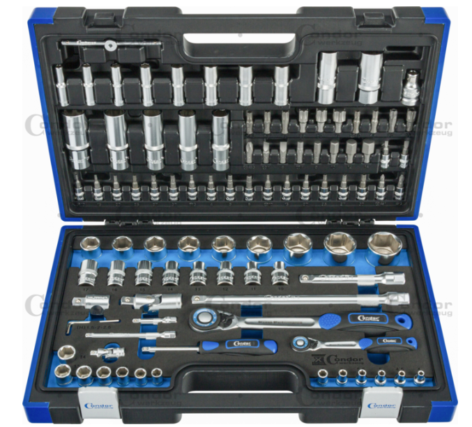 CONDOR HYLSYSARJA 98 OSAA 1/4+1/2" KUUSIO 4-32MM