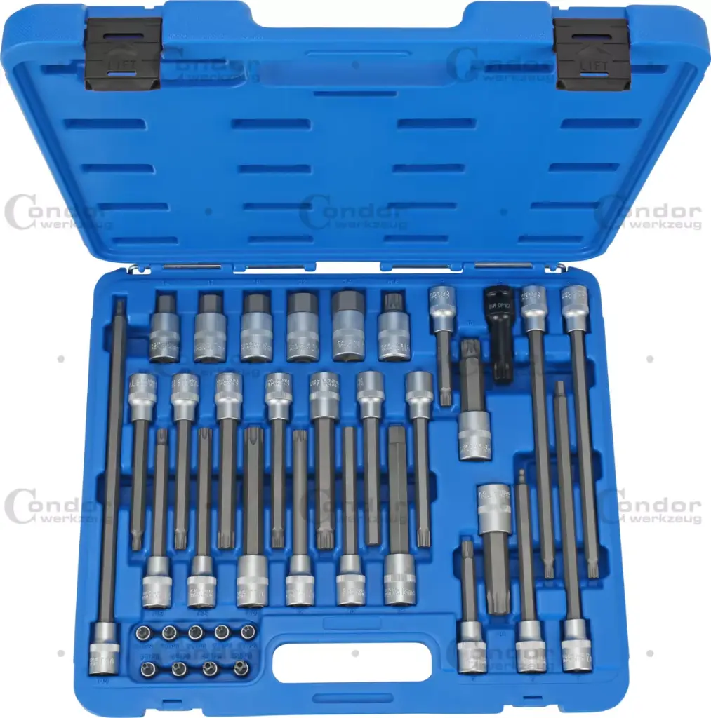 CONDOR HYLSY KÄRKI SARJA, 38 OSAA., 1/2', AJONEUVO KANNOILLE