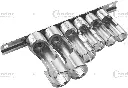 CONDOR ERIKOIS HYLSYSARJA 3/8' HALKAISTU 10-19 MM 6 OSAA