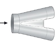 Y-HAARA 100-100-100 PAKOKAASULLE