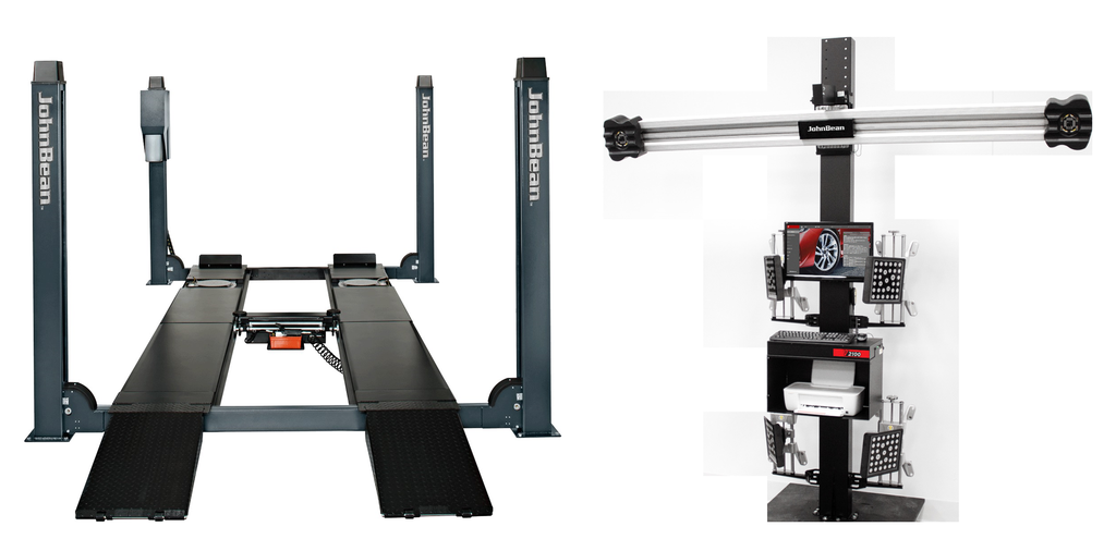 JOHN BEAN V2100 TILT 3D SUUNTAUSLAITE AC100 + JLF 4000 SUUNTAUSNOSTIN 4-PILARI + KÄÄNTÖLEVYT