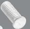M6 ALU-KIERREPULTTI  M6X25 AL-MG3 100 KPL