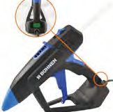 LIIMAPISTOOLI HB-250 PROFESSIONAL LÄMPÖTIL. SÄÄDÖLLÄ