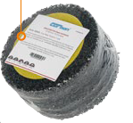 FIX-CLEAN (MUSTA) 150 X 10MM, PAKSUUS 15MM MEDIUM
