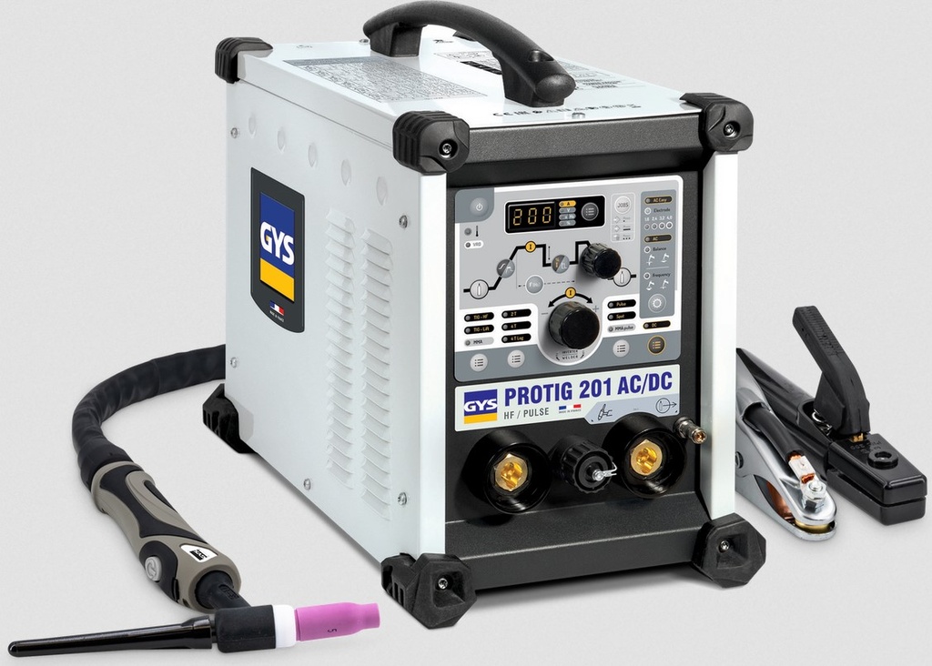 GYS PROTIG 201 AC/DC HF FV 200A 230V TIGHITSAUSLAITE