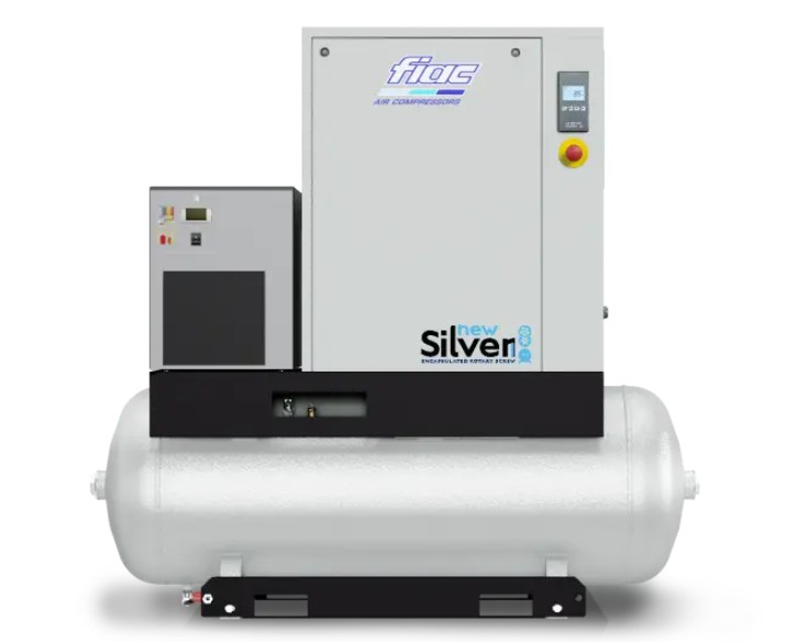 FIAC NS10/300D RUUVIKOMPRESSORI, SÄILIÖ JA ILMAKUIVAIN, 7.5 KW 10 BAR 965 L/MIN