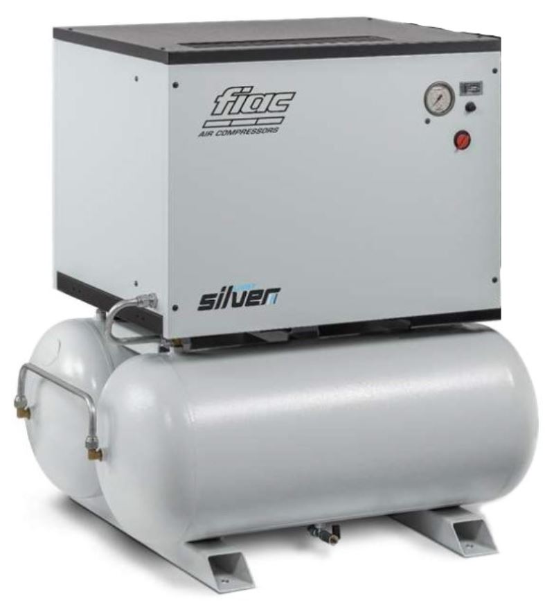 FIAC LIGHT SILVER-RUUVIKOMPRESSORI 90+90L SÄILIÖ 3.0 KW 10 BAR 352 L/MIN