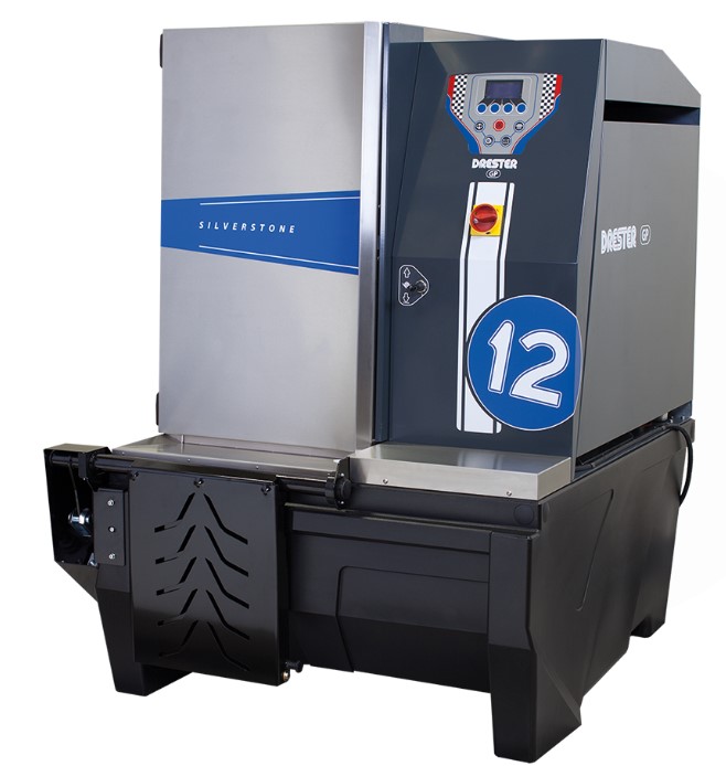 DRESTER GP12 SILVERSTONE AUTOM. PYÖRÄNPESUKONE, LÄMMITYS, SININEN