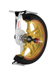 HAWEKA PROBIKE III KIINNITYSADAPTERI MP-PYÖRILLE 40 MM AKSELILLE