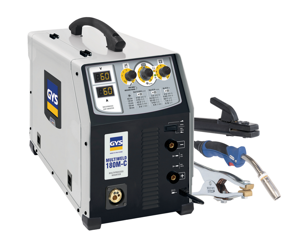 GYS MULTIWELD 180M-C MIG/MAG  MMA HITSAUSLAITE 180A KANNETTAVA