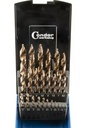 Twist Drill Set, step tip, HSS-E Cobalt 5%, 25 pcs., 1-13 mm