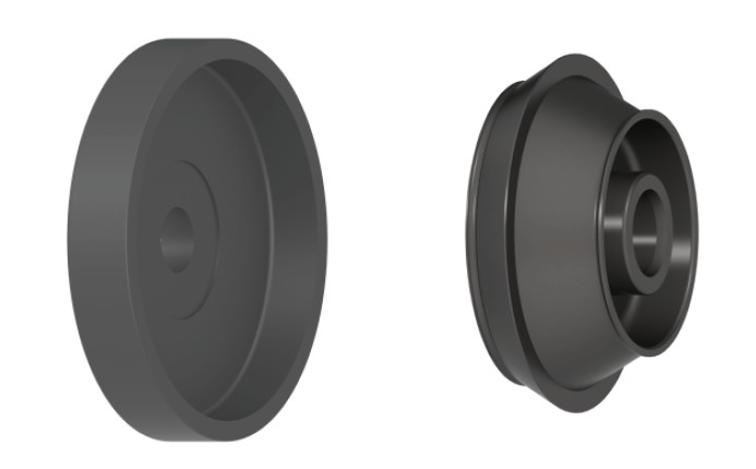 KEVYT KA SARJA KARTIOT 122-174MM KR 40MM MUOVI POHJAKUPPI