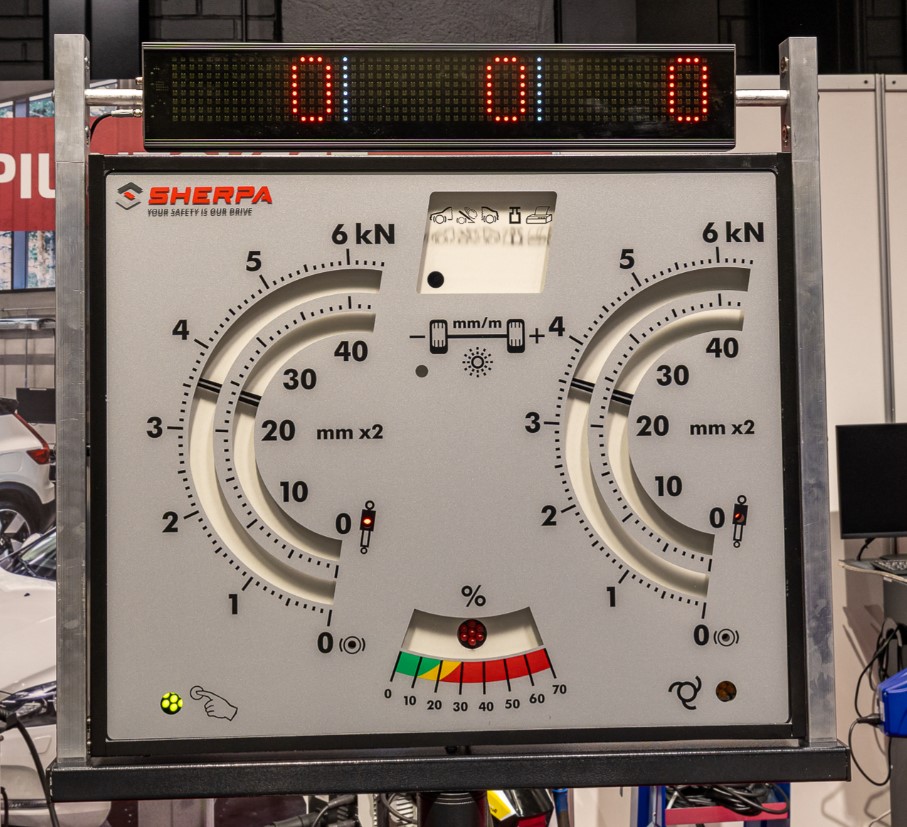 SHERPA TESTIRADAN ANALOGINÄYTTÖ 0-6KN