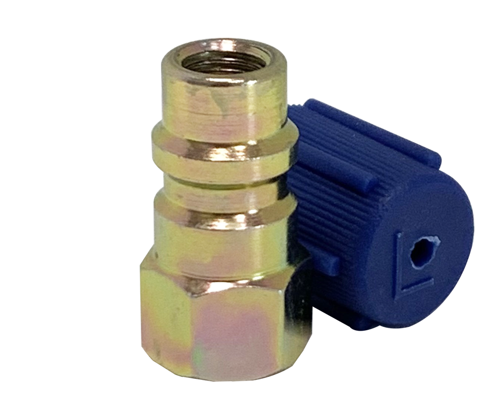 1/4R-134A NIEDER DRUCK RETROFIT FITTING MIT VENTILKERN UND EINDRÜCKER